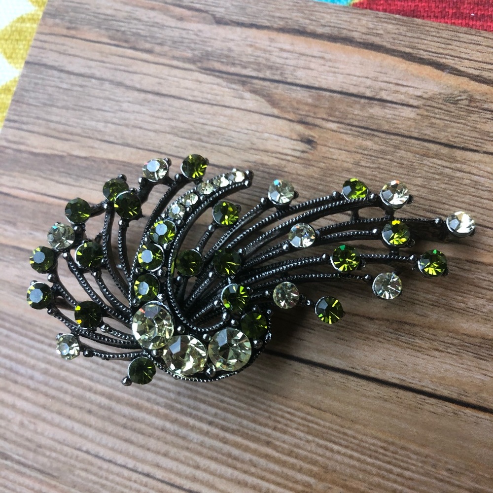 Vintage Rhinestone Pin/Pendant - Picture 3 of 7